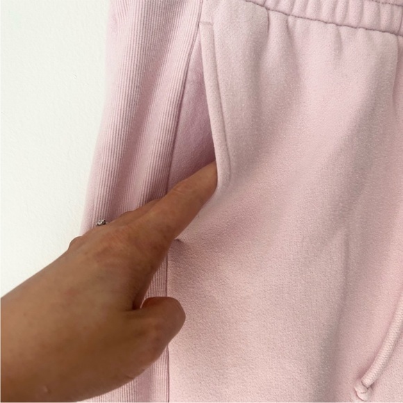 TNA Cozy AF Light Pink Fleece Joggers Size Small - Picture 5 of 6